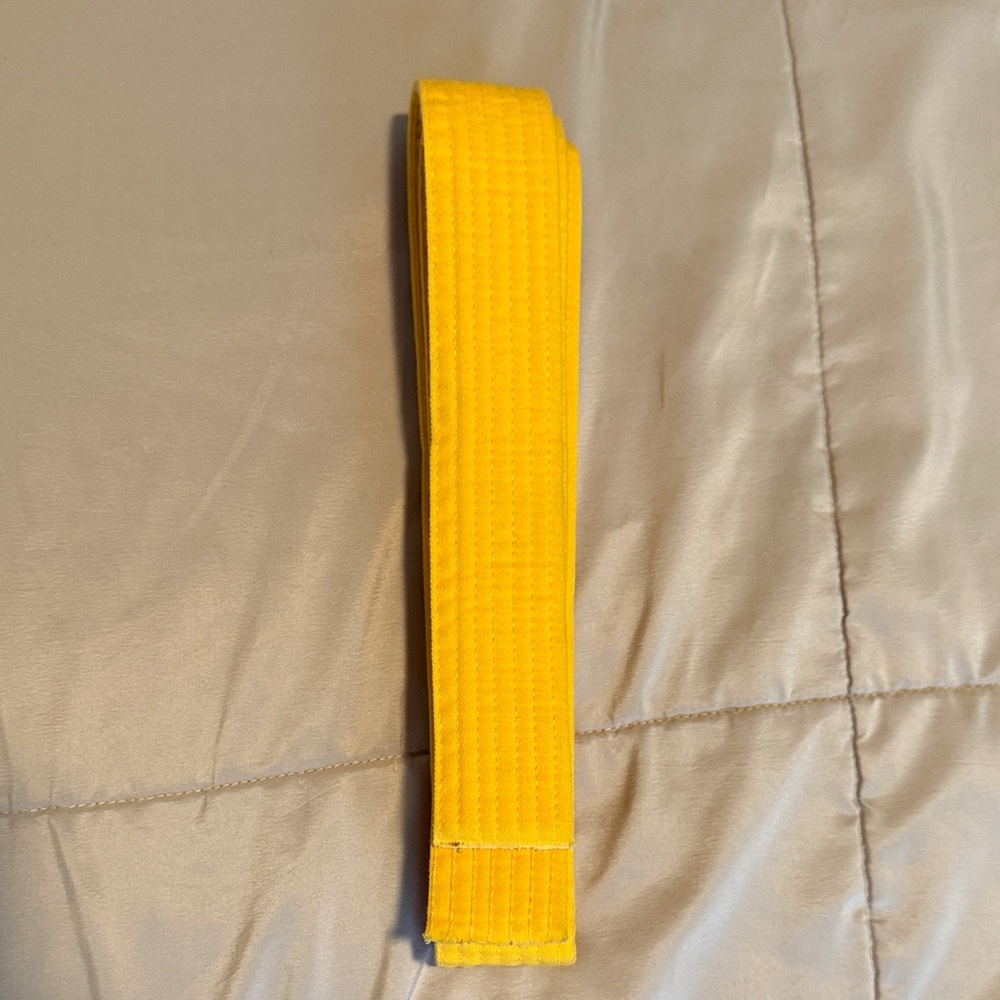 Yellow Martial Arts Belt